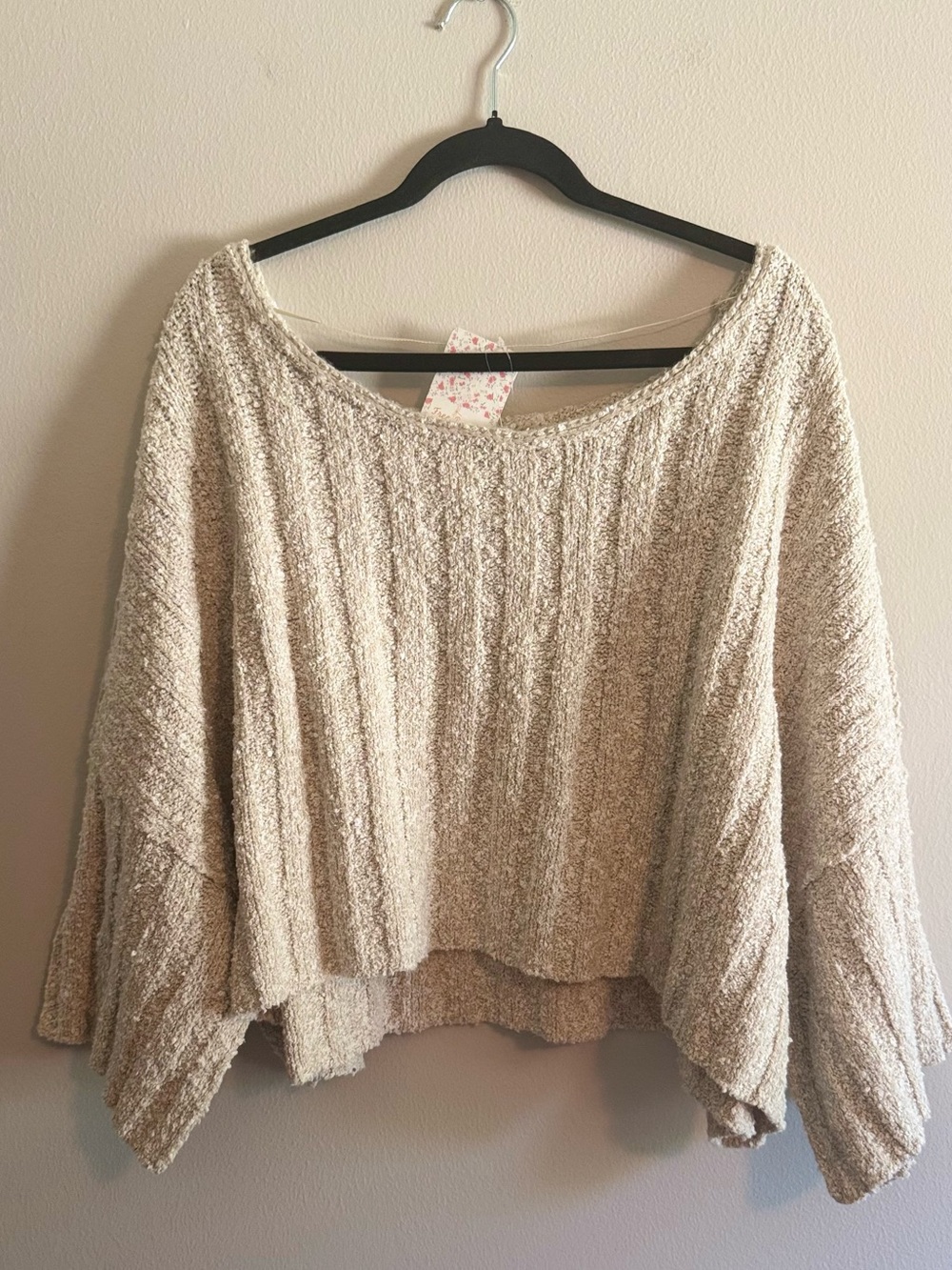 Free people good day cropped sweater size small new with tags